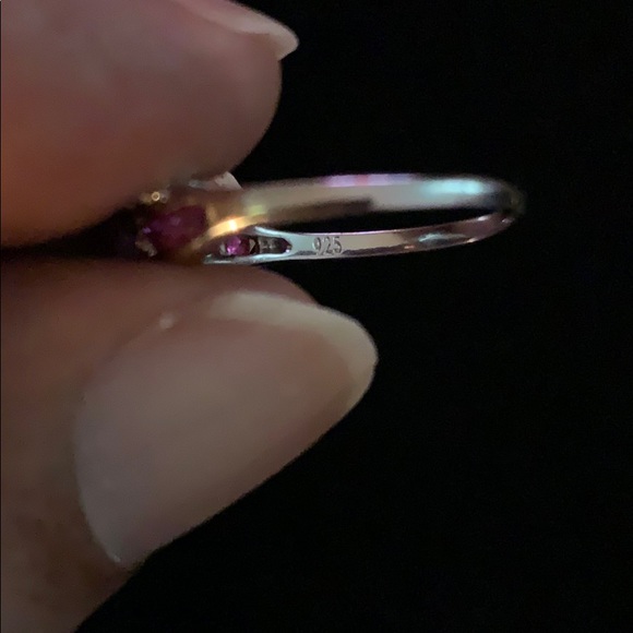 COPY - Ring Ruby 925 Sterling Silver - Picture 3 of 7